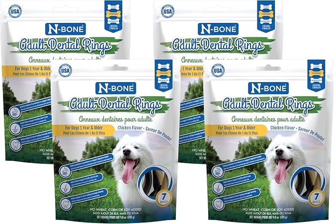 N-Bone Adult Dental Rings Chicken flavor