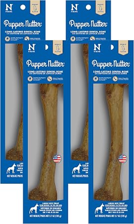 N-Bone Pupper Nutter peanut butter dental bone for pets