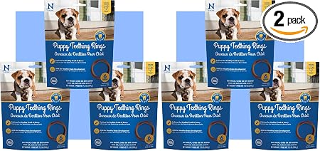 N-Bone Puppy Teething Rings Chicken flavor 18 count